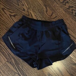 Lululemon Black Hottie Hot Shorts